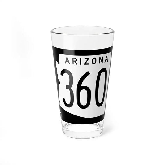 Arizona 360 1963 (Arizona) (Road Sign) Pint Glss 16oz 16oz - Go Mug Yourself