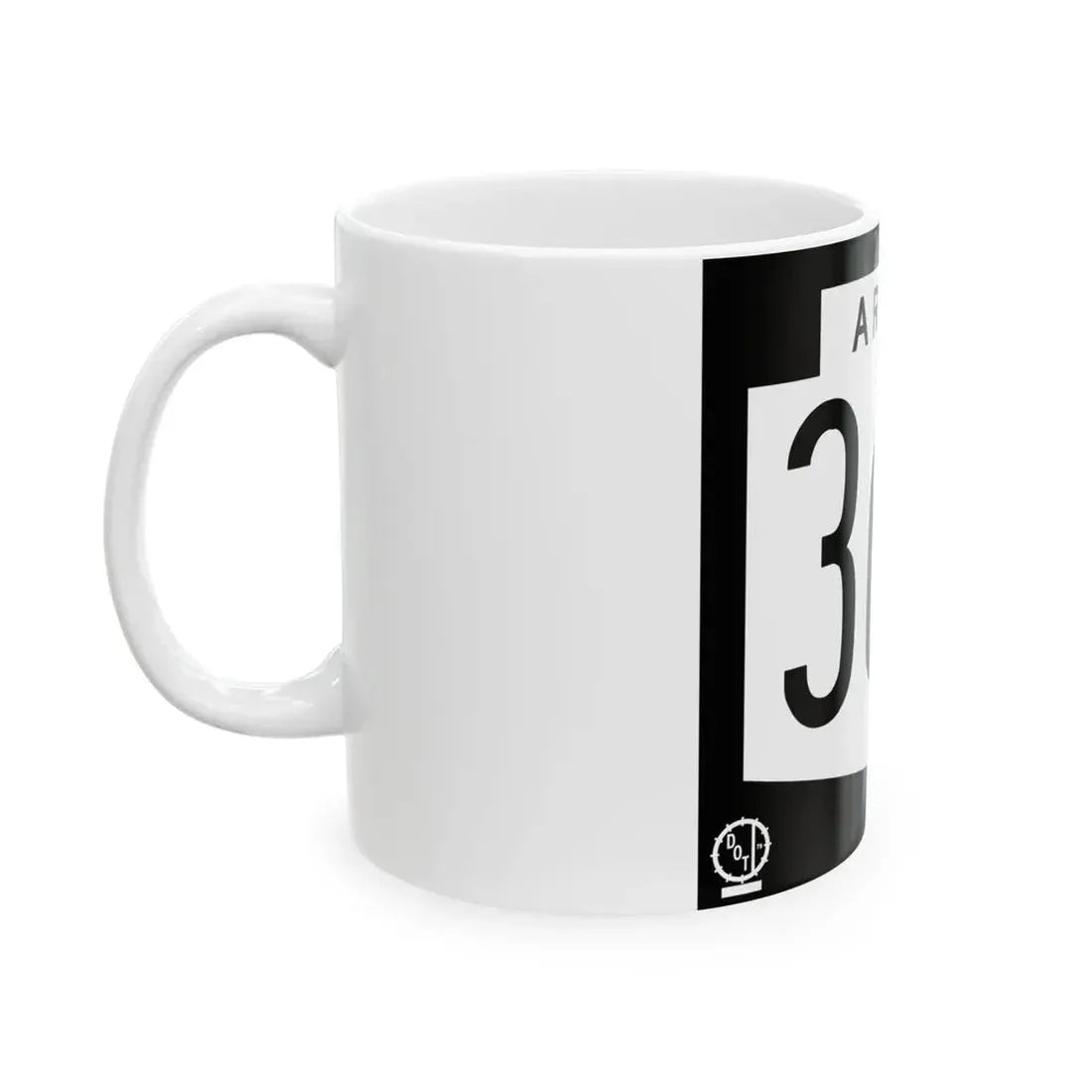 Arizona 360 1978 (Arizona) (Road Sign) White Coffee Mug - Go Mug Yourself