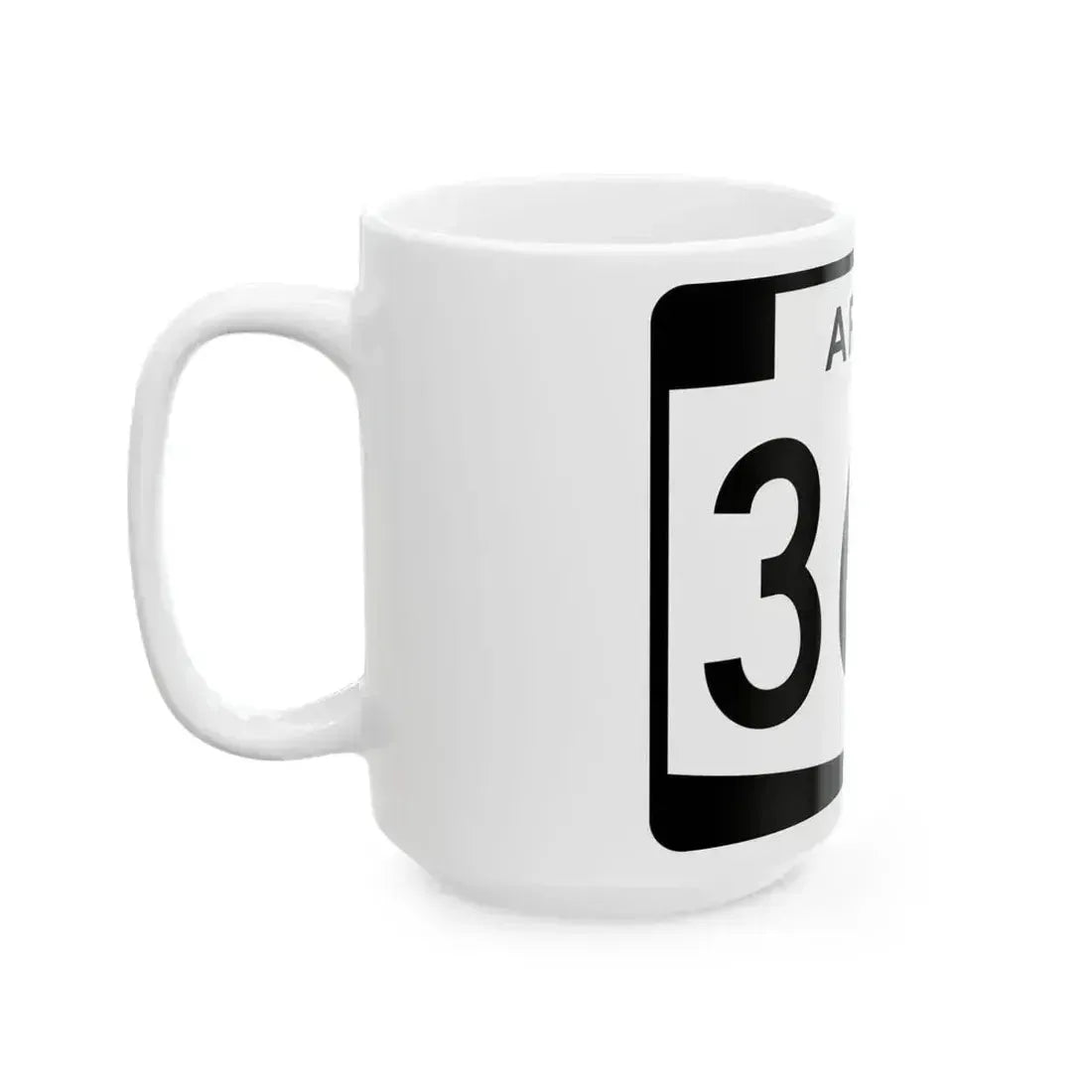 Arizona 360 (Arizona) (Road Sign) White Coffee Mug - Go Mug Yourself