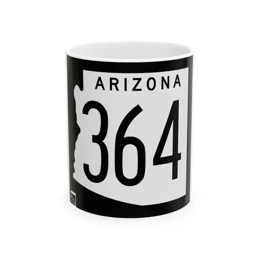 Arizona 364 1963 (Arizona) (Road Sign) White Coffee Mug 11oz - Go Mug Yourself