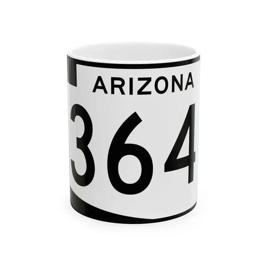 Arizona 364 (Arizona) (Road Sign) White Coffee Mug 11oz - Go Mug Yourself