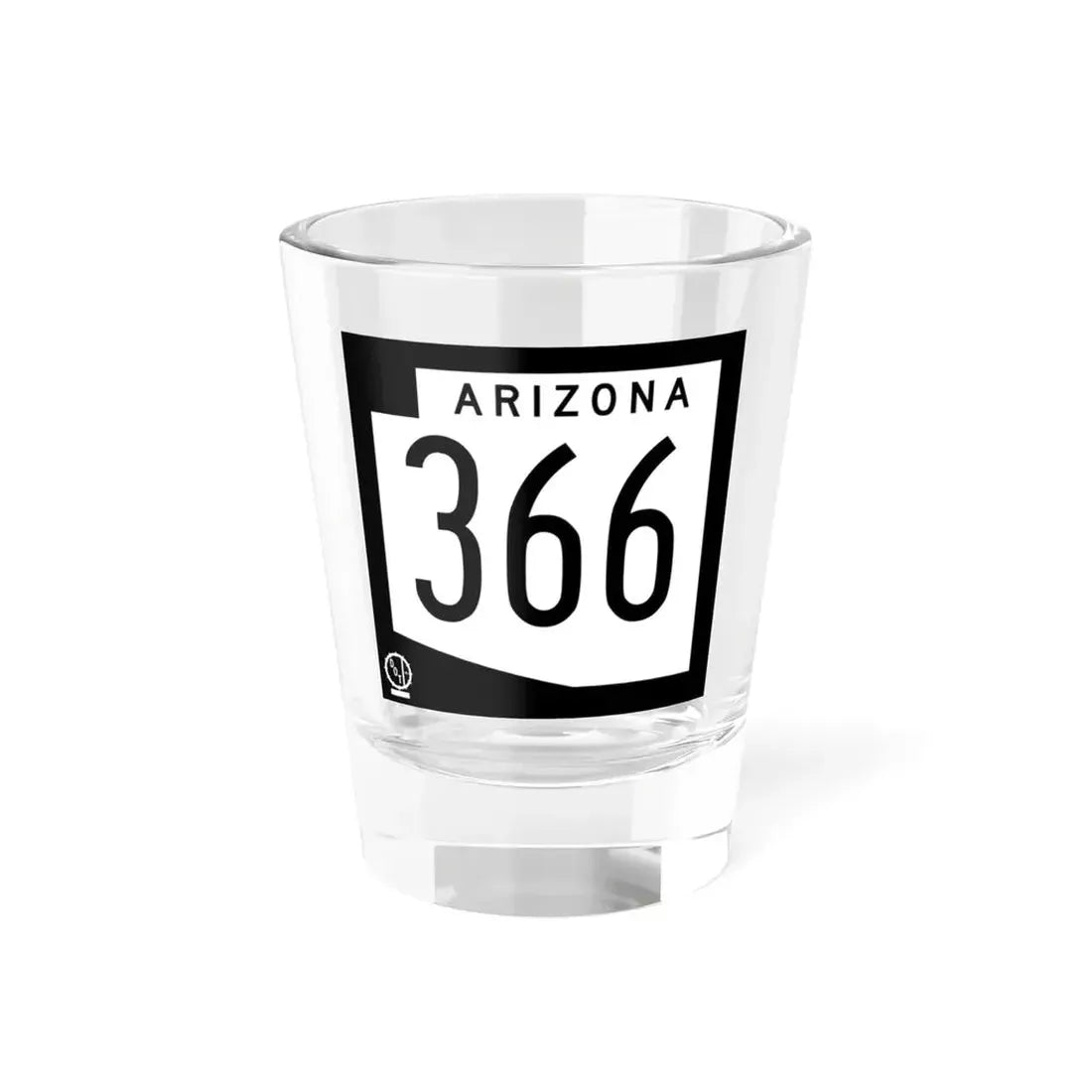 Arizona 366 1978 (Arizona) (Road Sign) Shot Glass 1.5oz 1.5oz - Go Mug Yourself