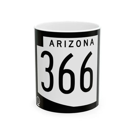 Arizona 366 1978 (Arizona) (Road Sign) White Coffee Mug 11oz - Go Mug Yourself
