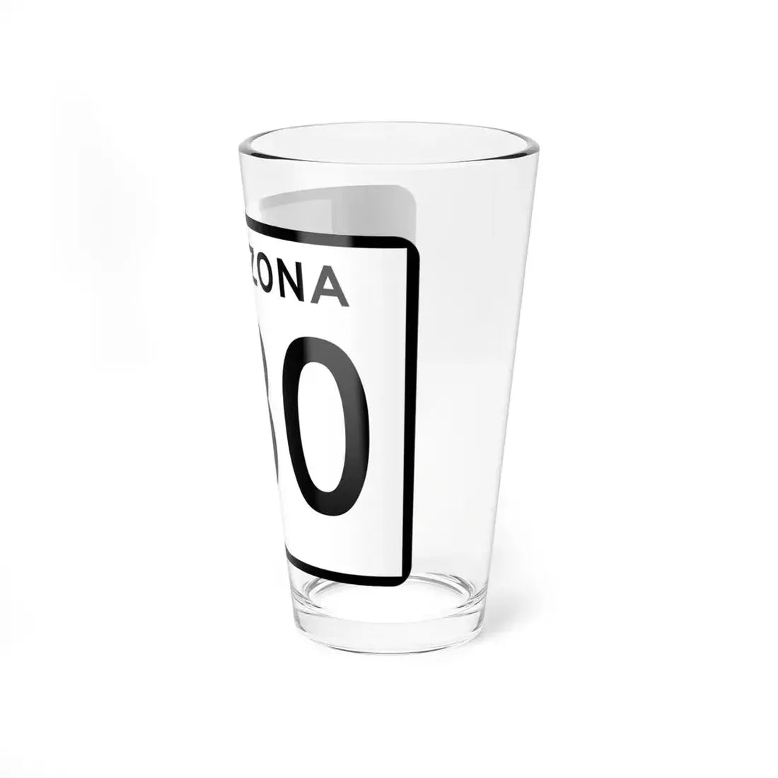 Arizona 380 (Arizona) (Road Sign) Pint Glss 16oz - Go Mug Yourself