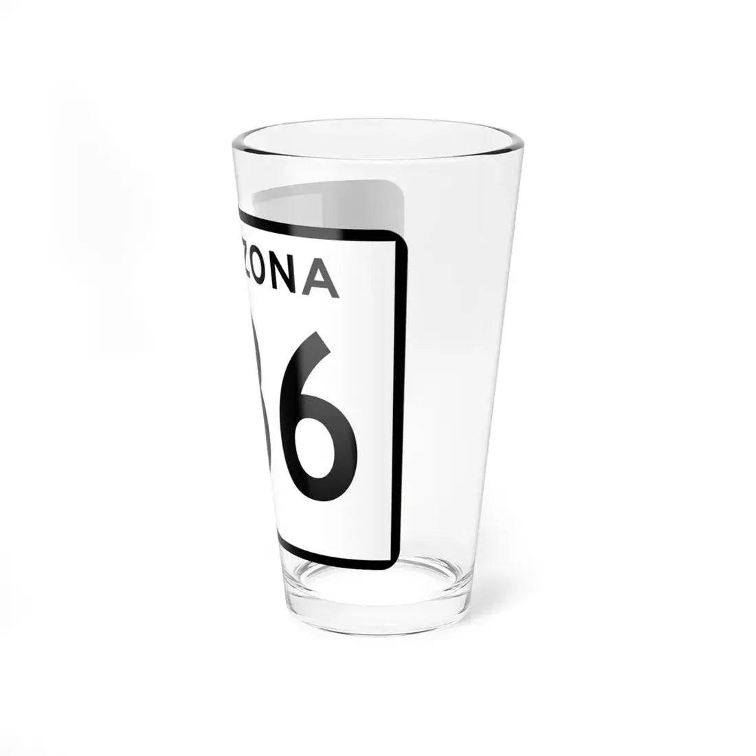 Arizona 386 (Arizona) (Road Sign) Pint Glss 16oz - Go Mug Yourself