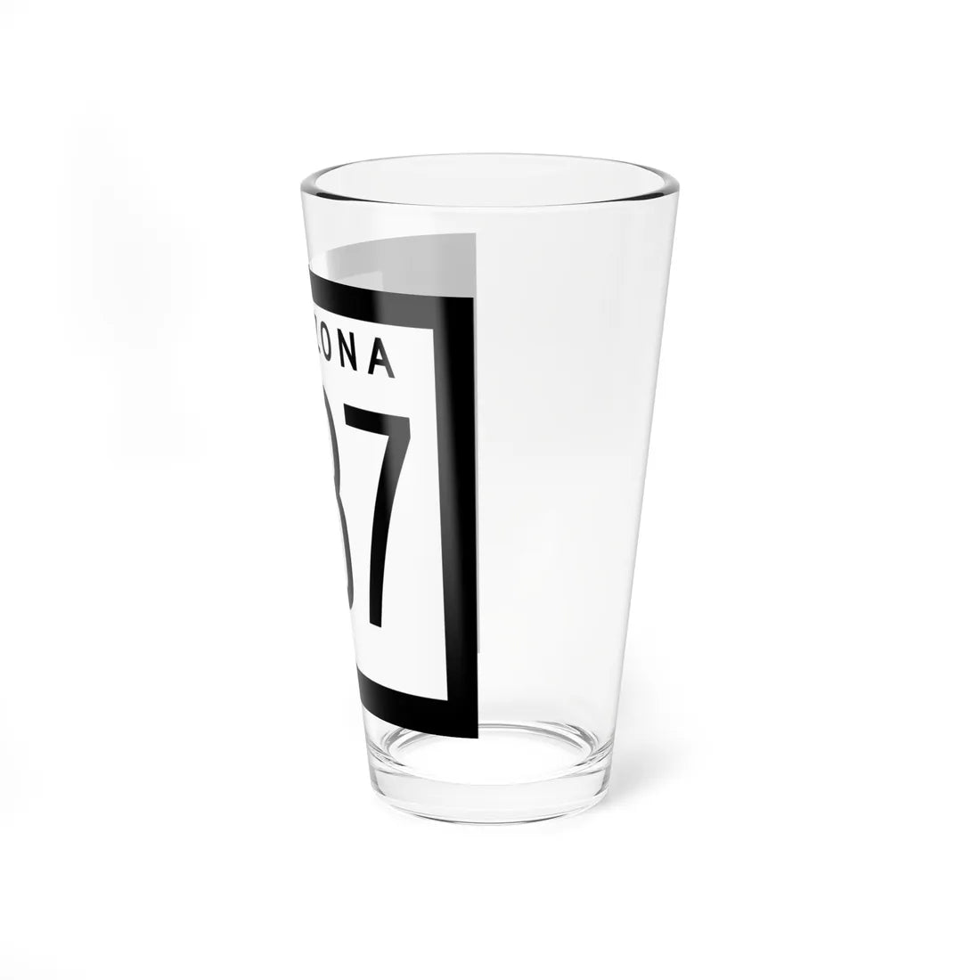 Arizona 387 1963 (Arizona) (Road Sign) Pint Glss 16oz - Go Mug Yourself