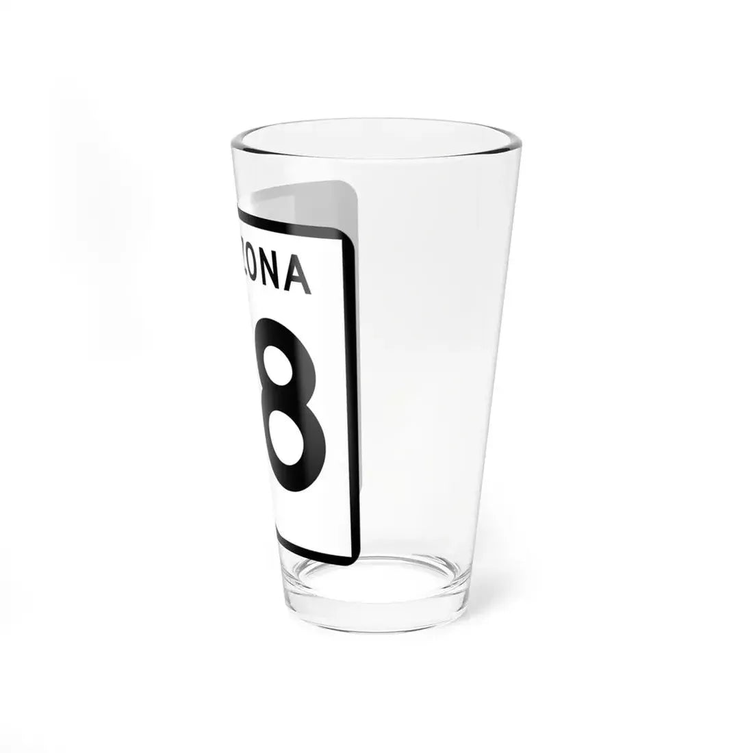 Arizona 48 (Arizona) (Road Sign) Pint Glss 16oz - Go Mug Yourself