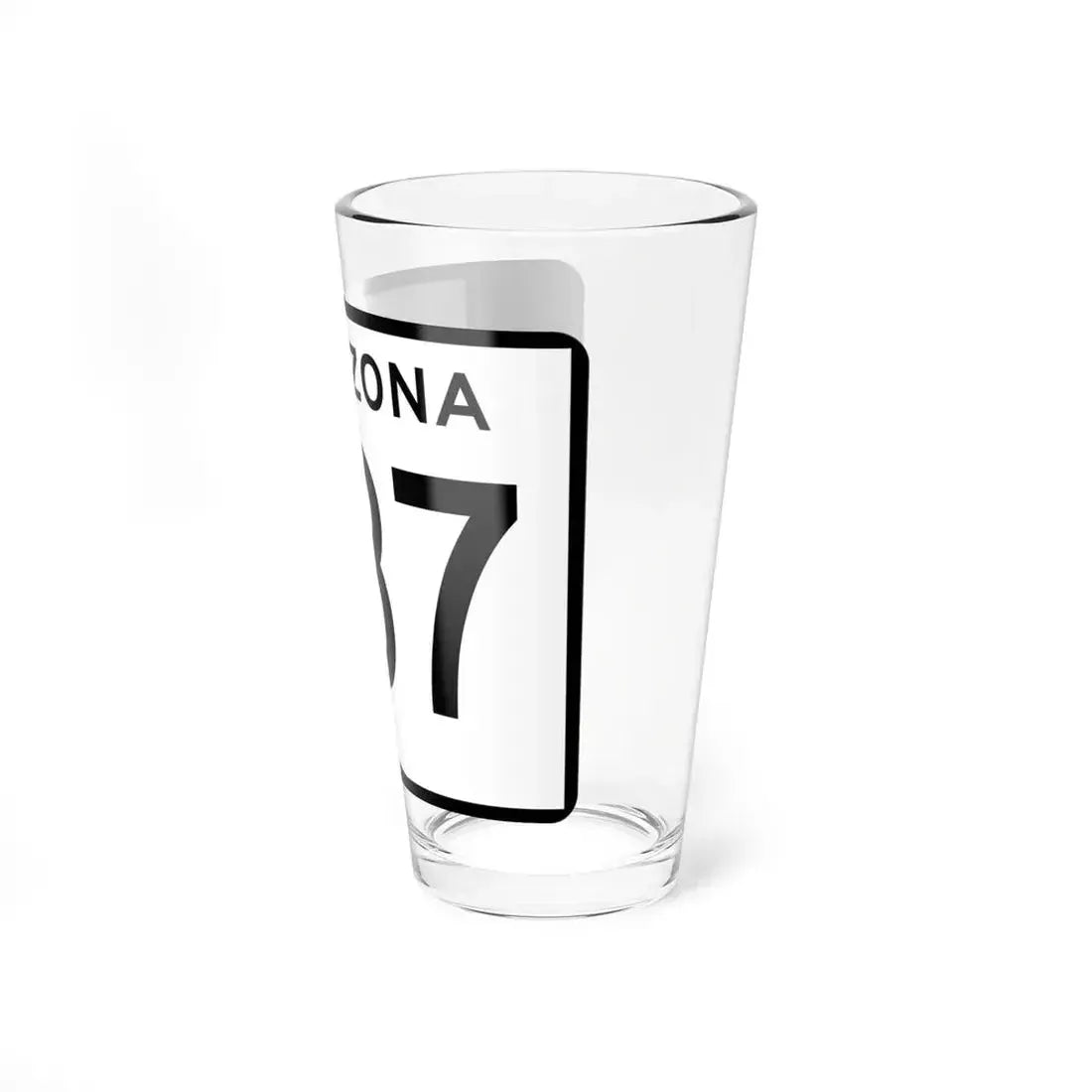 Arizona 487 (Arizona) (Road Sign) Pint Glass 16oz - Go Mug Yourself