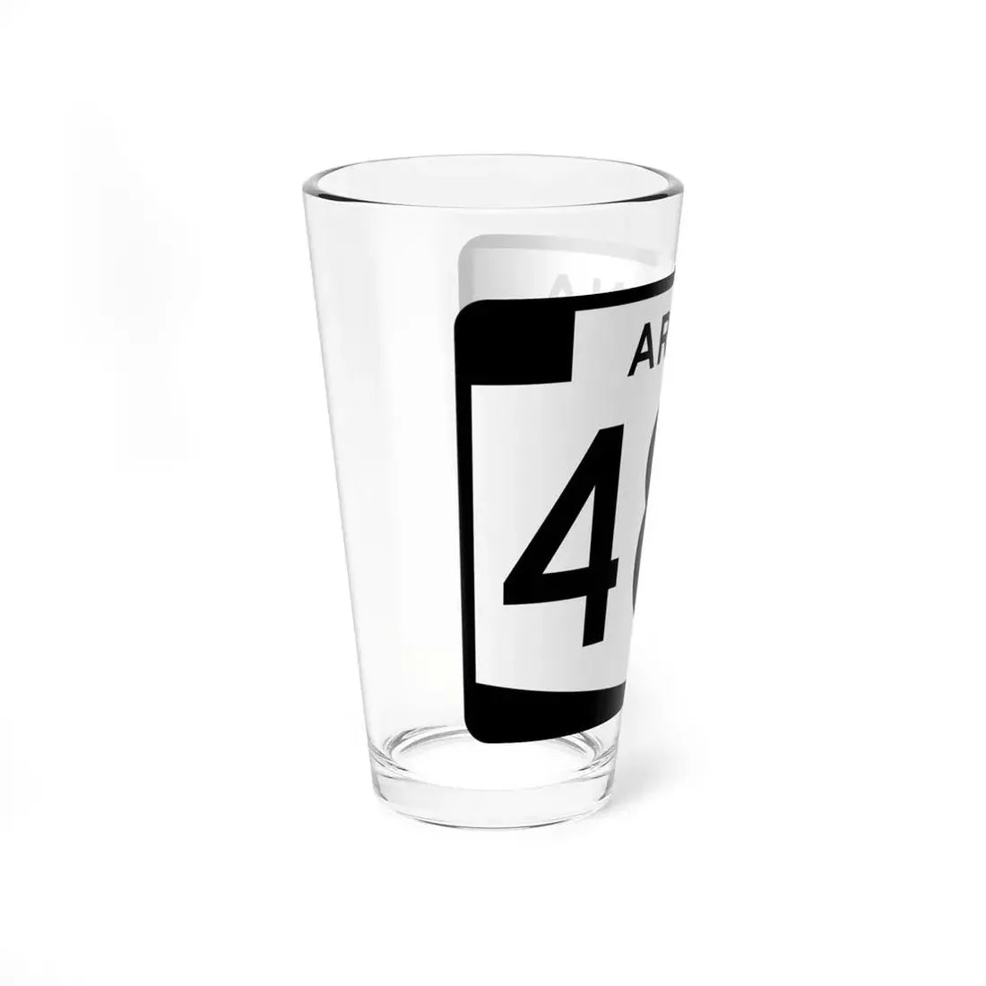 Arizona 487 (Arizona) (Road Sign) Pint Glss 16oz - Go Mug Yourself