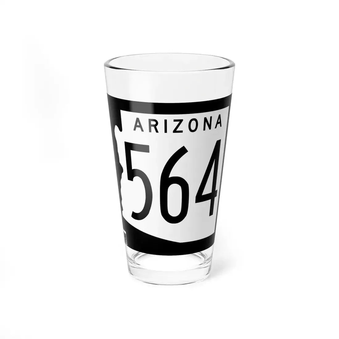 Arizona 564 1963 (Arizona) (Road Sign) Pint Glss 16oz 16oz - Go Mug Yourself