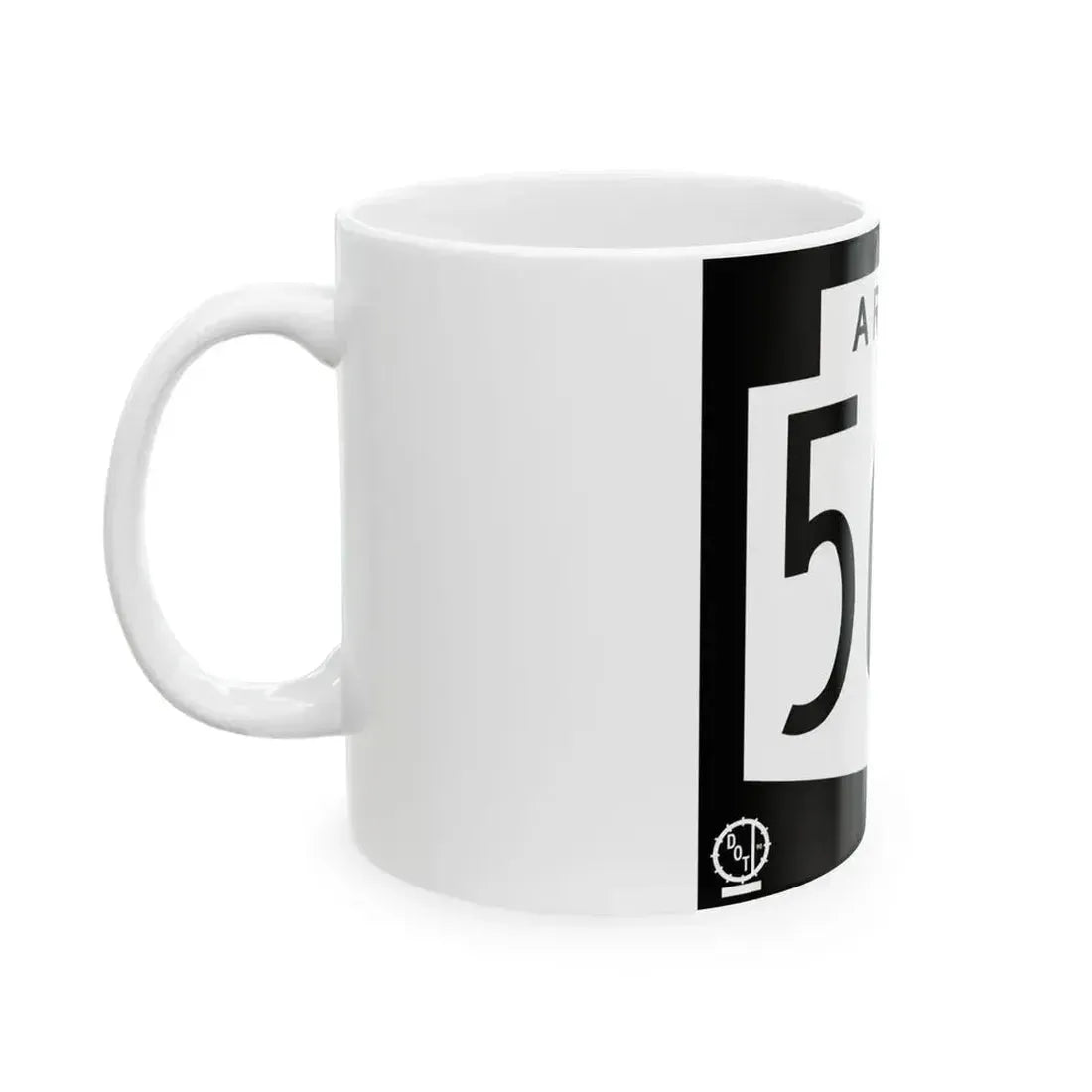 Arizona 564 1978 (Arizona) (Road Sign) White Coffee Mug - Go Mug Yourself