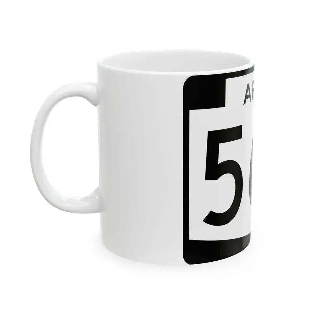 Arizona 564 (Arizona) (Road Sign) White Coffee Mug - Go Mug Yourself