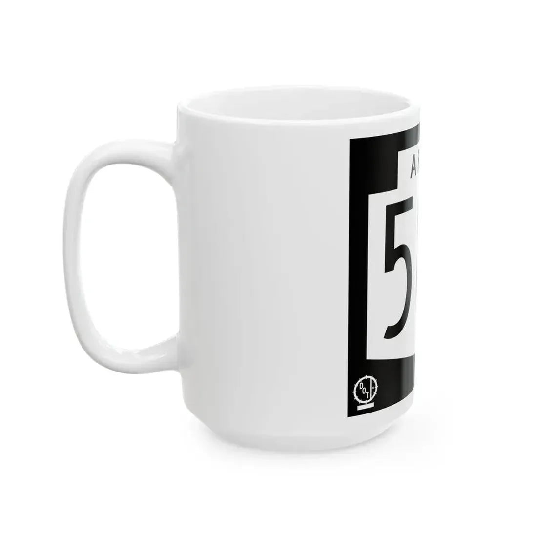Arizona 587 1978 (Arizona) (Road Sign) White Coffee Mug - Go Mug Yourself