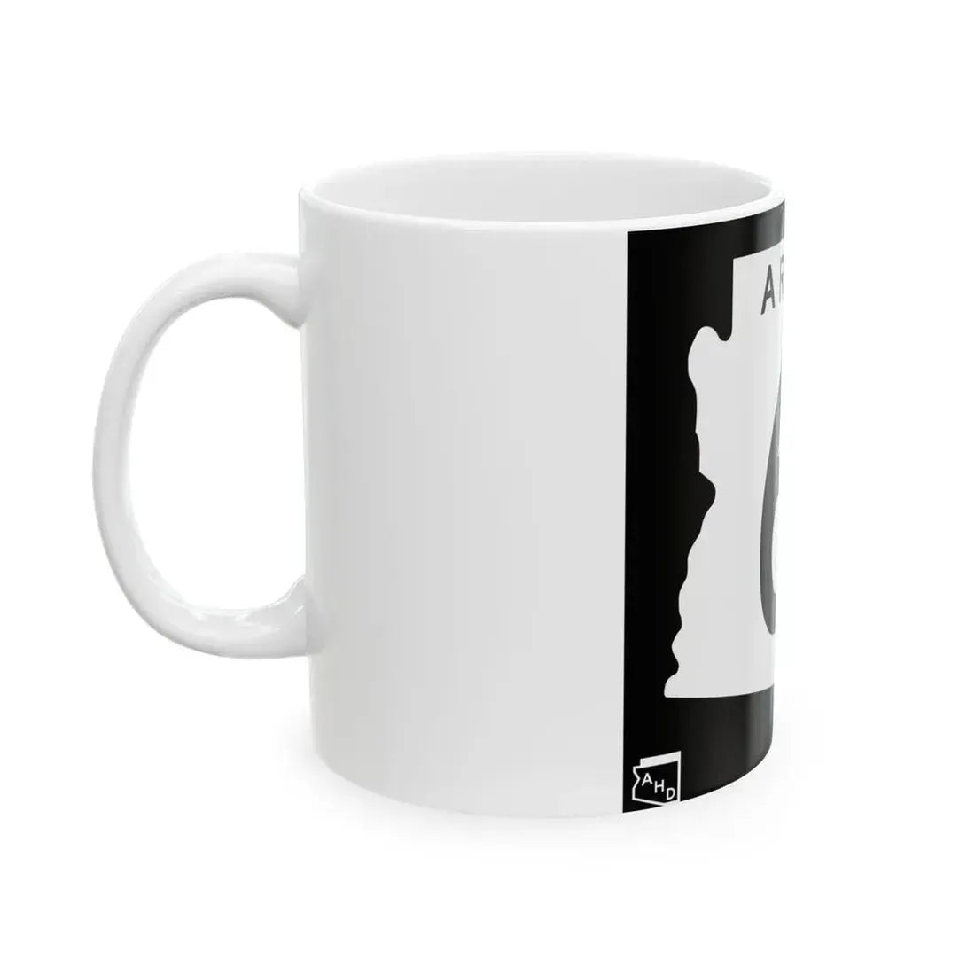 Arizona 61 1963 (Arizona) (Road Sign) White Coffee Mug - Go Mug Yourself