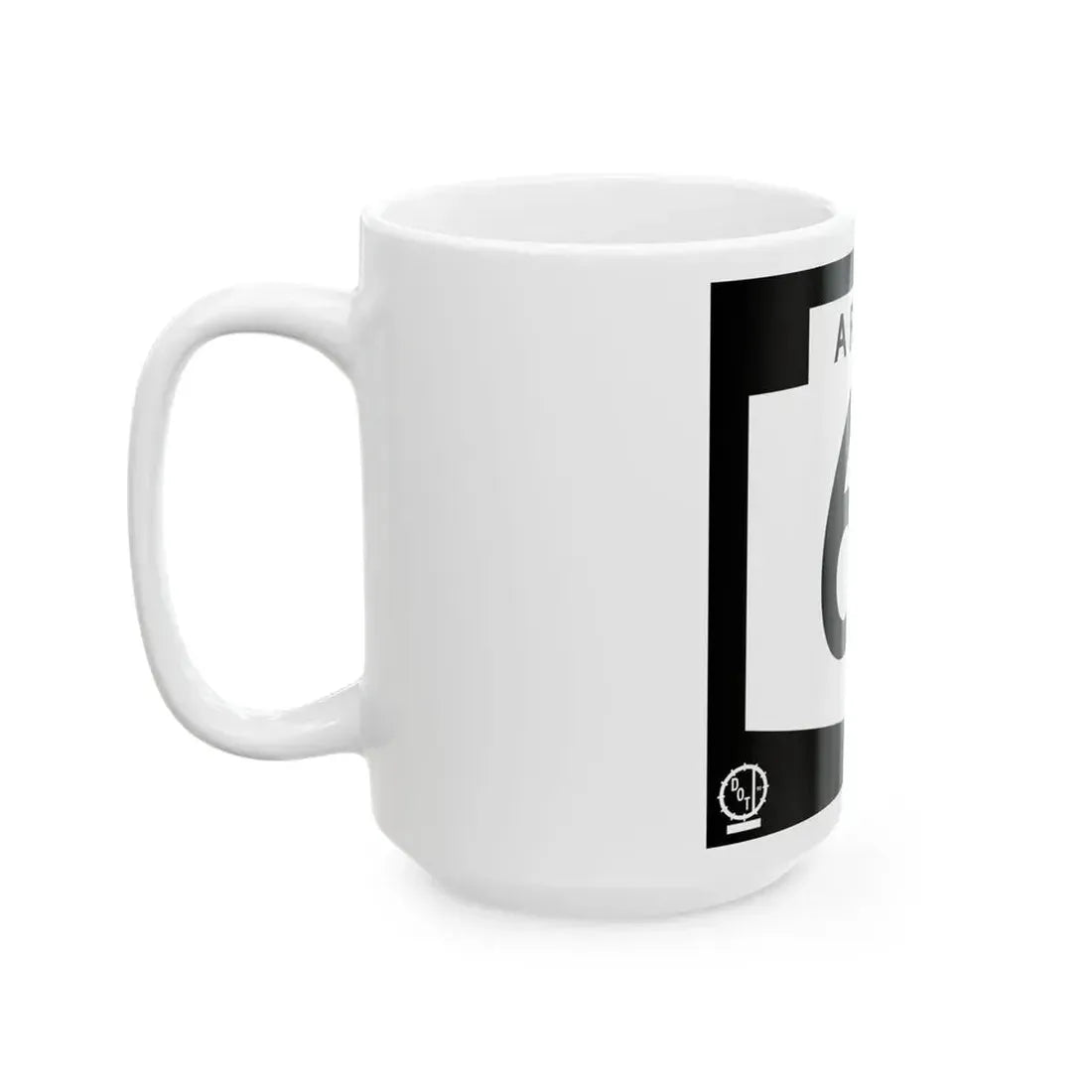 Arizona 61 1978 (Arizona) (Road Sign) White Coffee Mug - Go Mug Yourself