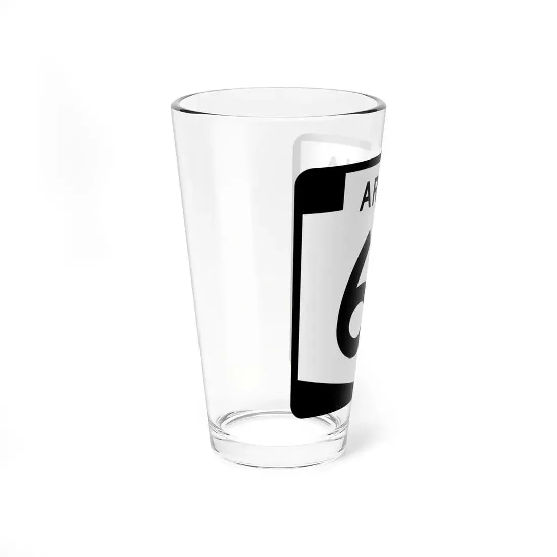 Arizona 61 (Arizona) (Road Sign) Pint Glss 16oz - Go Mug Yourself