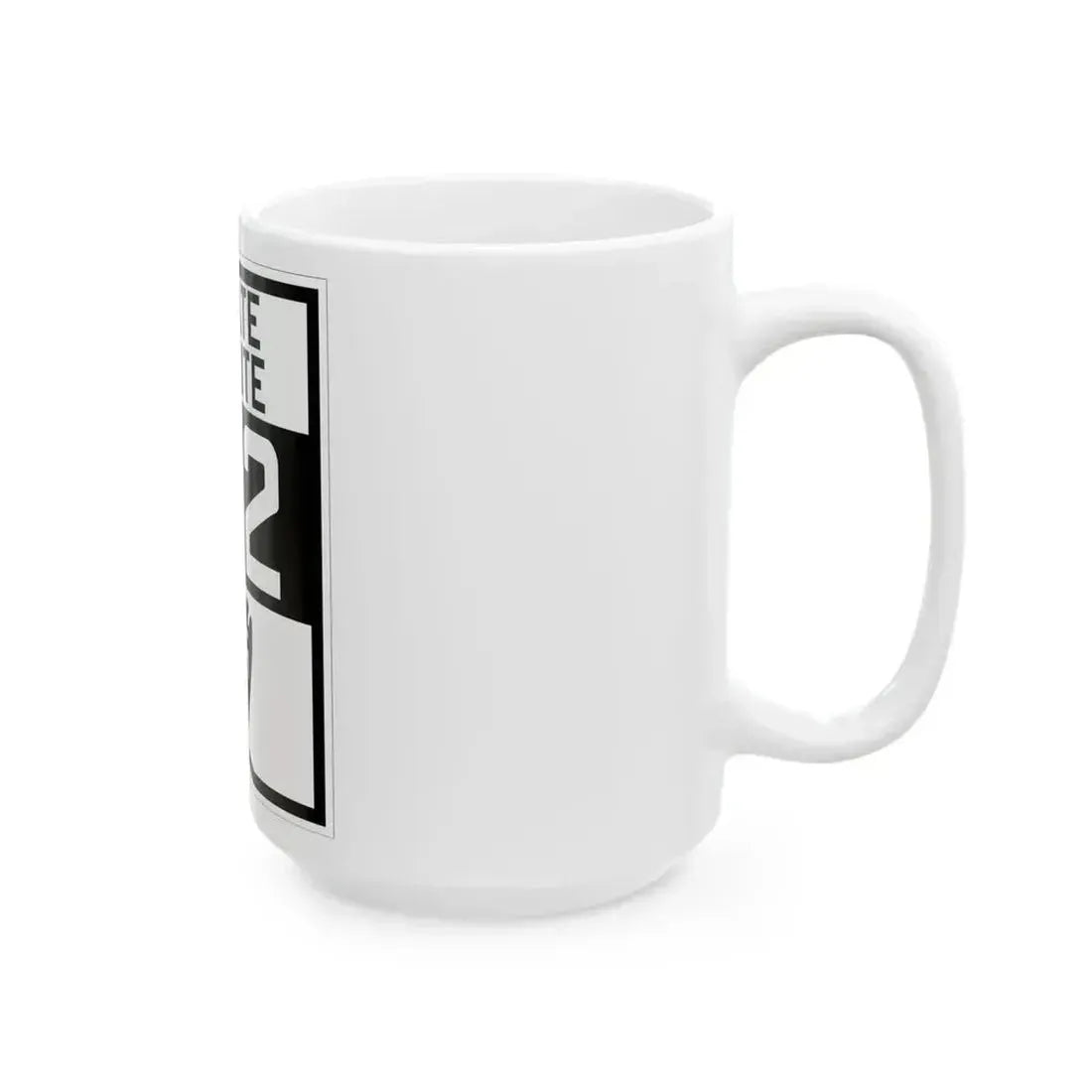 Arizona 62 1927 (Arizona) (Road Sign) White Coffee Mug - Go Mug Yourself