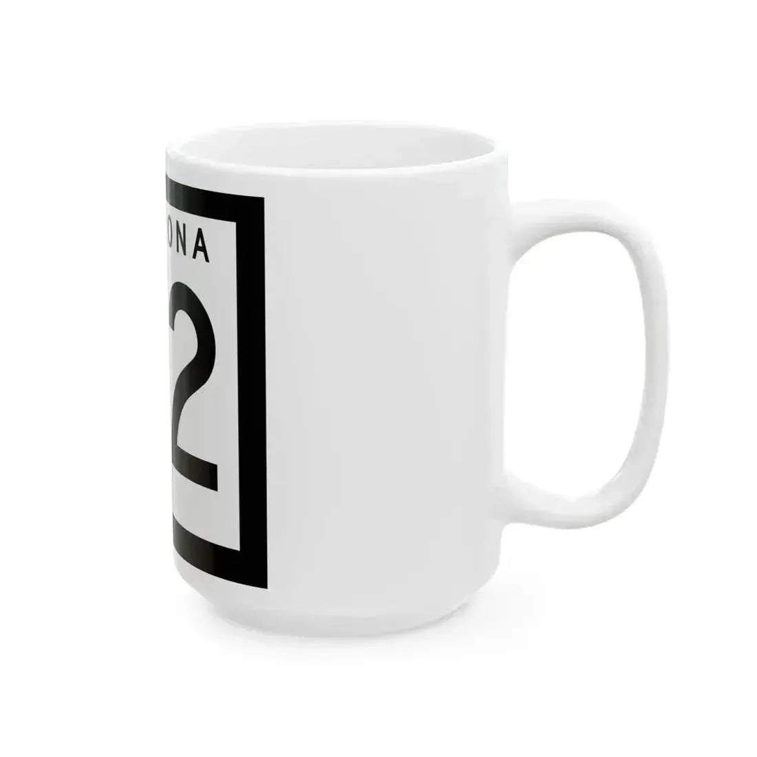 Arizona 62 1963 (Arizona) (Road Sign) White Coffee Mug - Go Mug Yourself