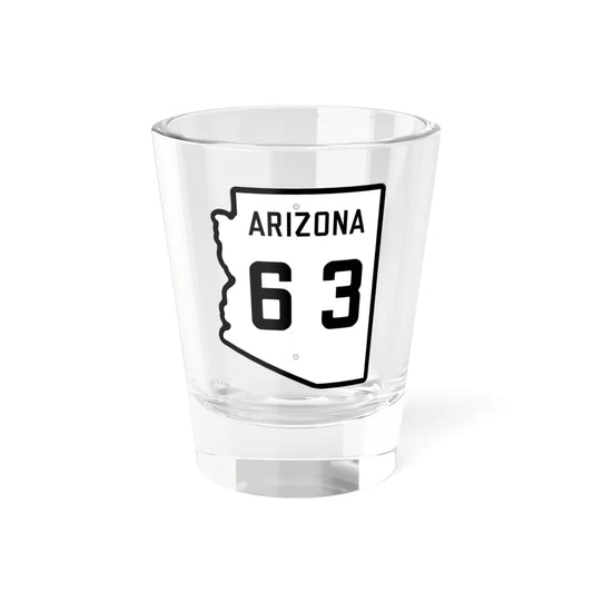 Arizona 63 1941 (Arizona) (Road Sign) Shot Glass 1.5oz 1.5oz - Go Mug Yourself
