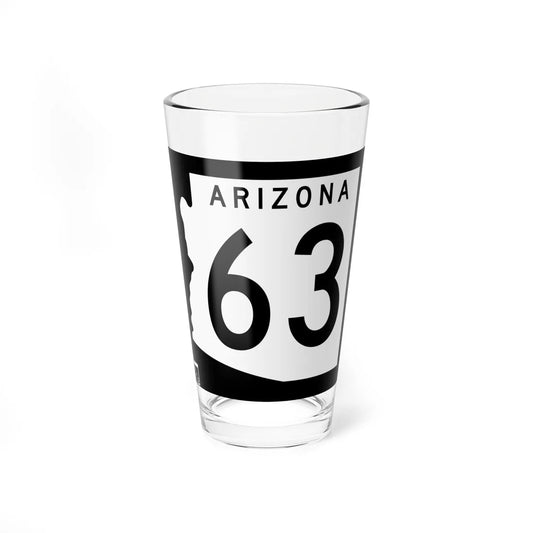 Arizona 63 1963 (Arizona) (Road Sign) Pint Glss 16oz 16oz - Go Mug Yourself