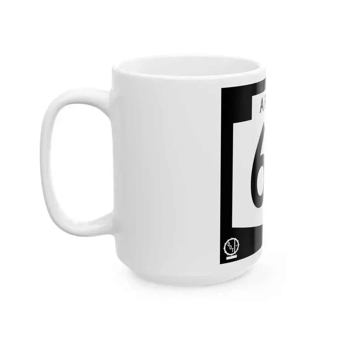 Arizona 63 1978 (Arizona) (Road Sign) White Coffee Mug - Go Mug Yourself