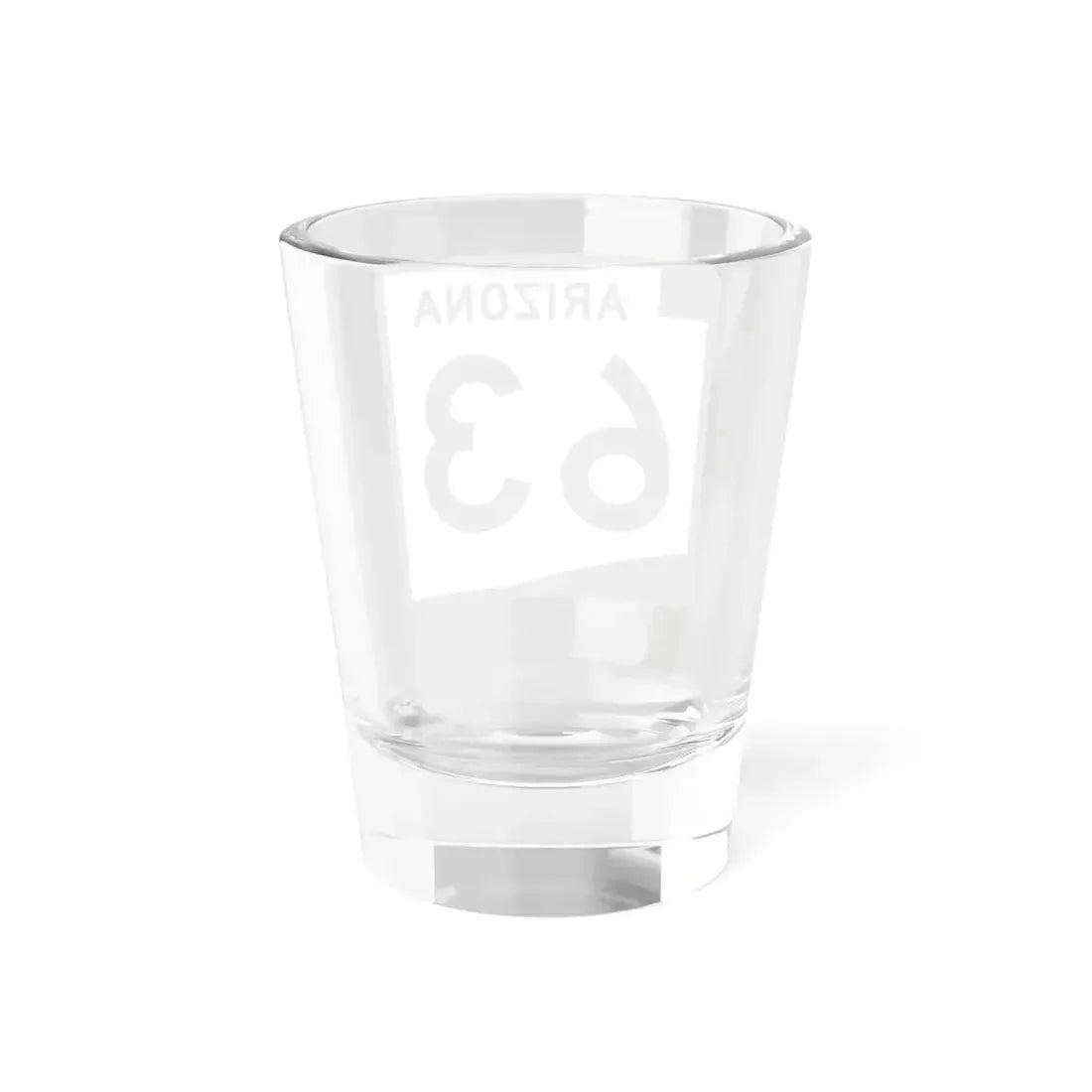 Arizona 63 (Arizona) (Road Sign) Shot Glass 1.5oz - Go Mug Yourself