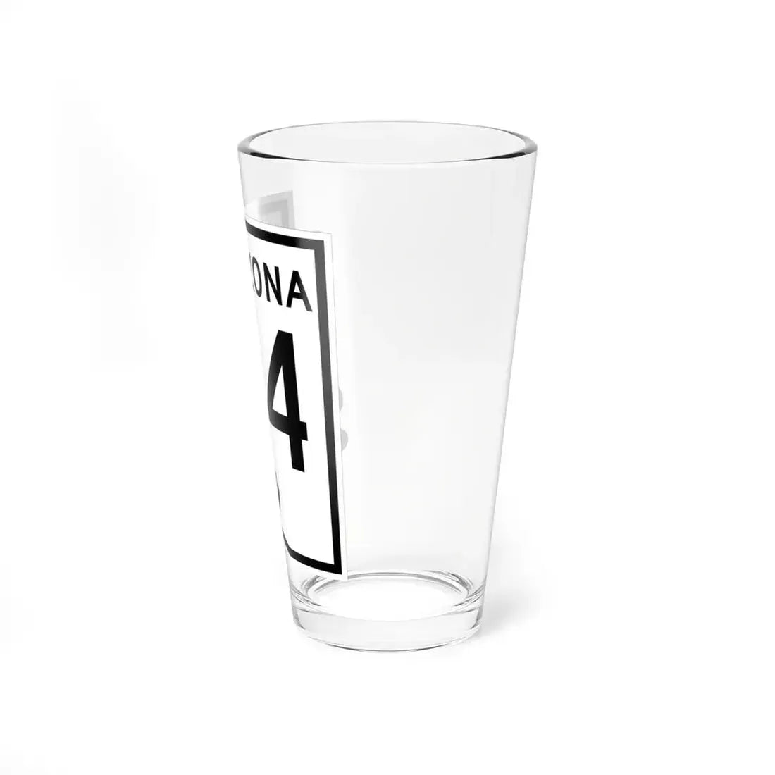 Arizona 64 1956 (Arizona) (Road Sign) Pint Glss 16oz - Go Mug Yourself