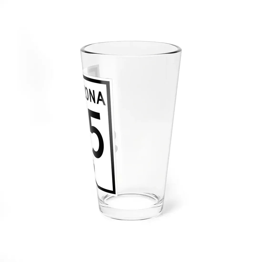 Arizona 65 1956 (Arizona) (Road Sign) Pint Glss 16oz - Go Mug Yourself