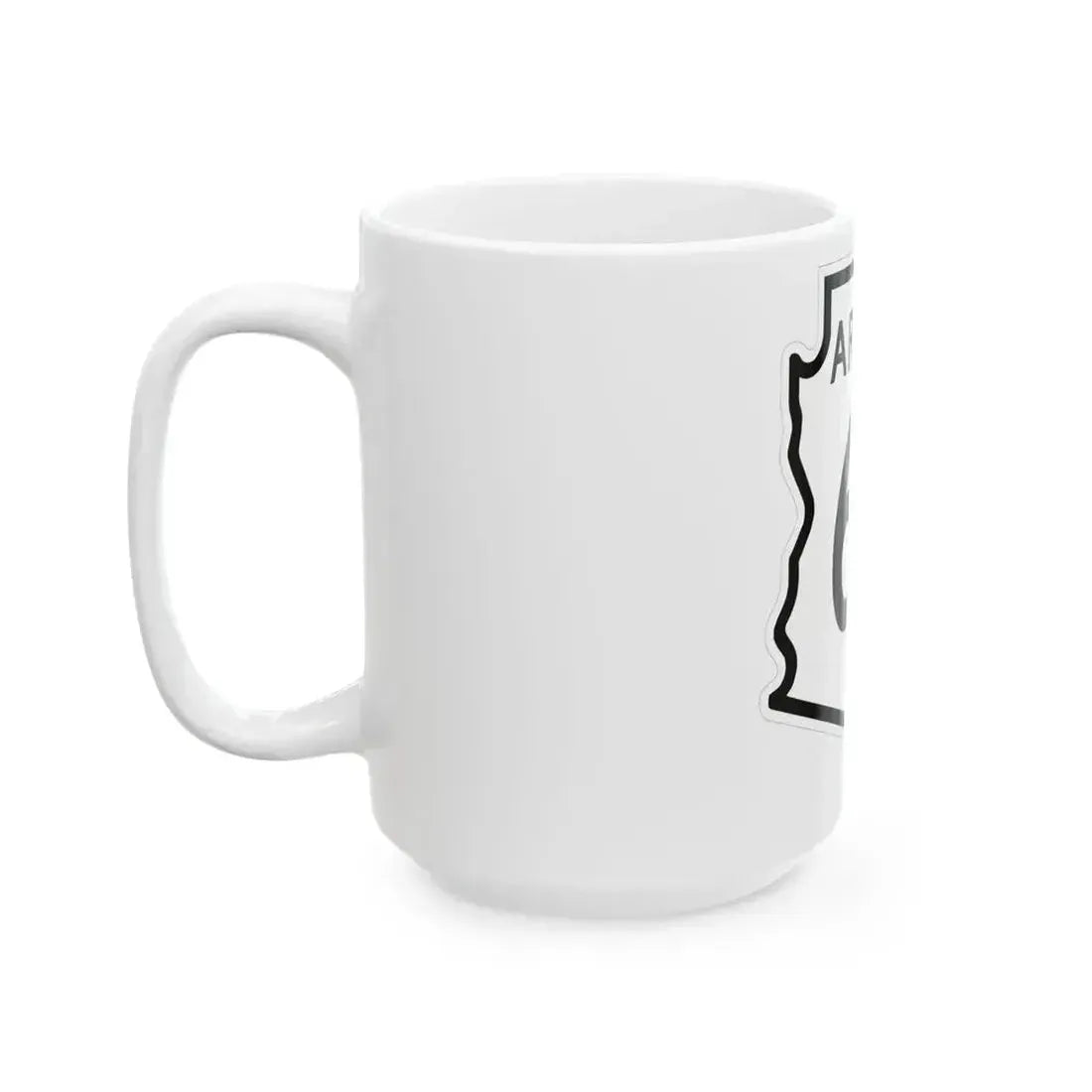 Arizona 65 1956 (Arizona) (Road Sign) White Coffee Mug - Go Mug Yourself