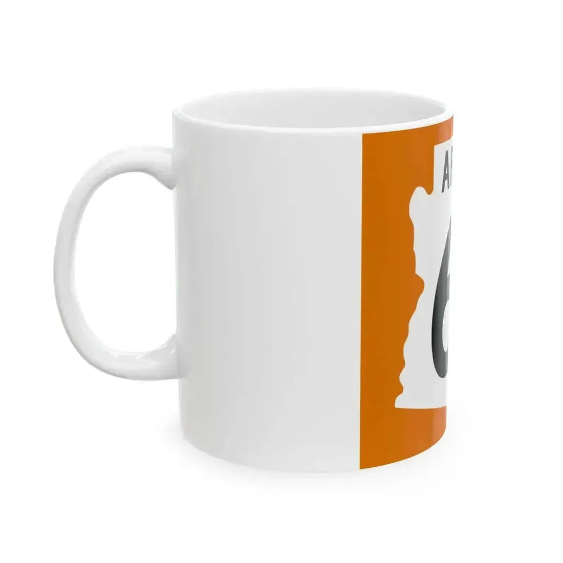 Arizona 65 1960 north (Arizona) (Road Sign) White Coffee Mug - Go Mug Yourself