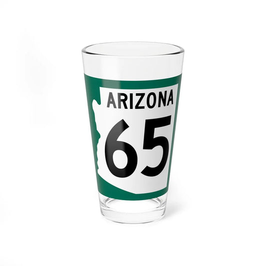 Arizona 65 1960 south (Arizona) (Road Sign) Pint Glss 16oz 16oz - Go Mug Yourself