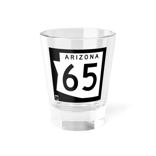 Arizona 65 1973 (Arizona) (Road Sign) Shot Glass 1.5oz 1.5oz - Go Mug Yourself