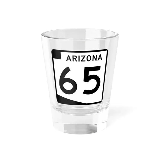 Arizona 65 (Arizona) (Road Sign) Shot Glass 1.5oz 1.5oz - Go Mug Yourself