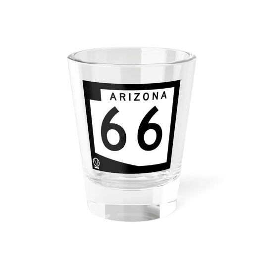 Arizona 66 1978 (Arizona) (Road Sign) Shot Glass 1.5oz 1.5oz - Go Mug Yourself