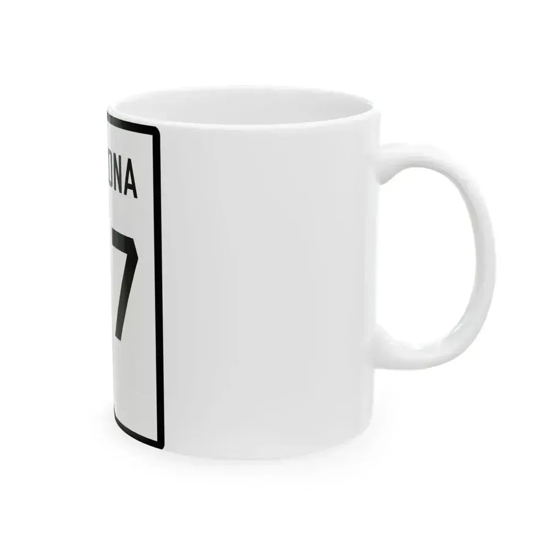 Arizona 67 1941 (Arizona) (Road Sign) White Coffee Mug - Go Mug Yourself