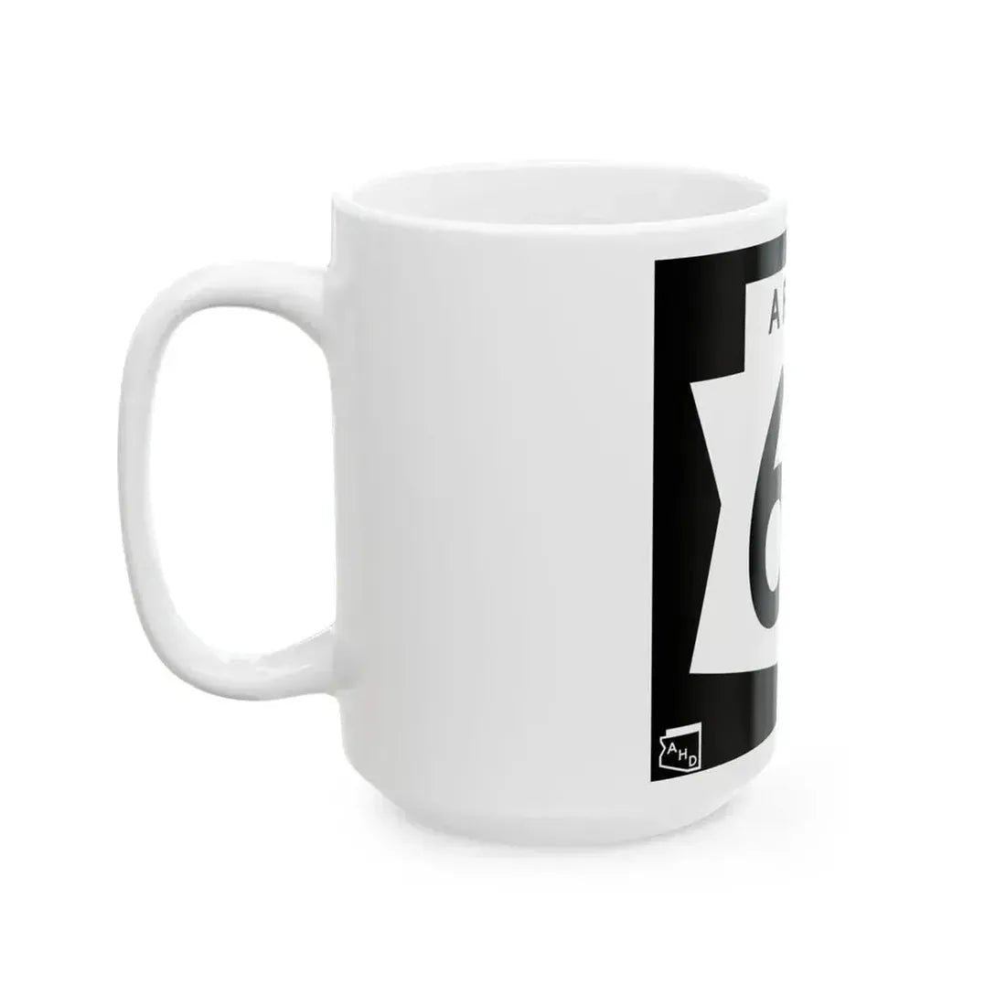 Arizona 67 1973 (Arizona) (Road Sign) White Coffee Mug - Go Mug Yourself