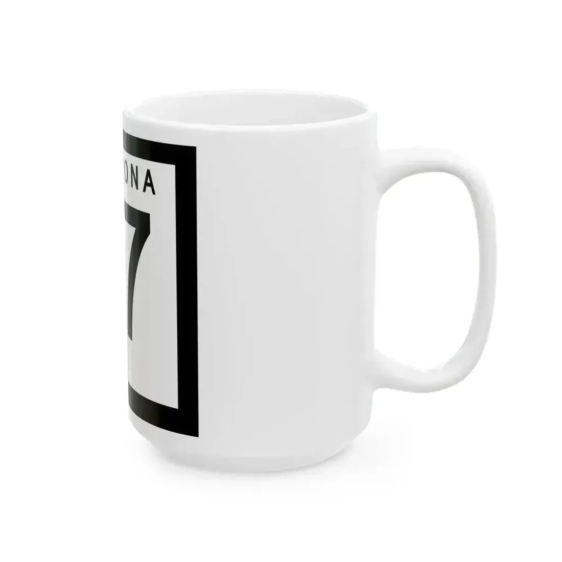 Arizona 67 1978 (Arizona) (Road Sign) White Coffee Mug - Go Mug Yourself