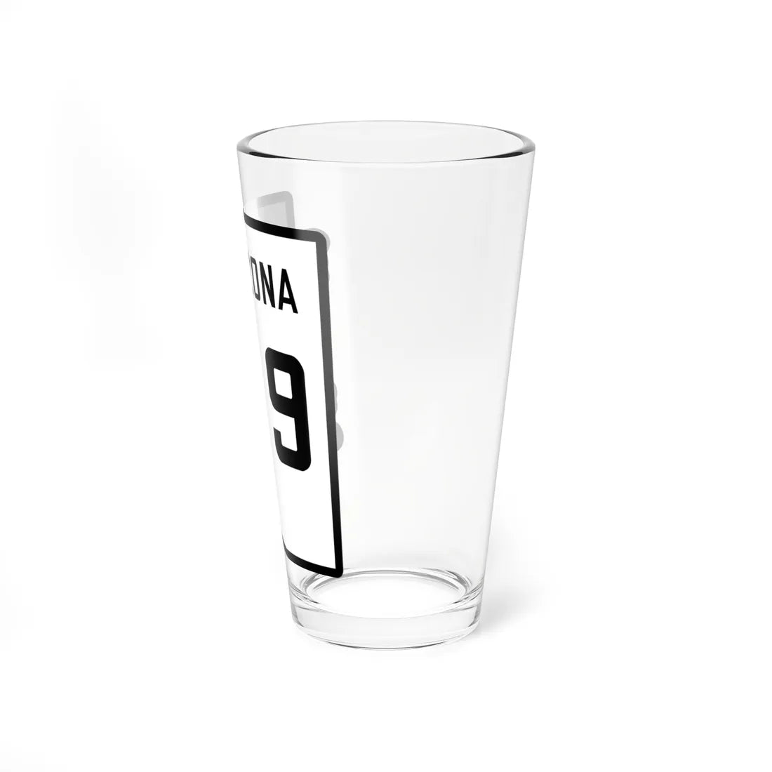 Arizona 69 1941 (Arizona) (Road Sign) Pint Glss 16oz - Go Mug Yourself