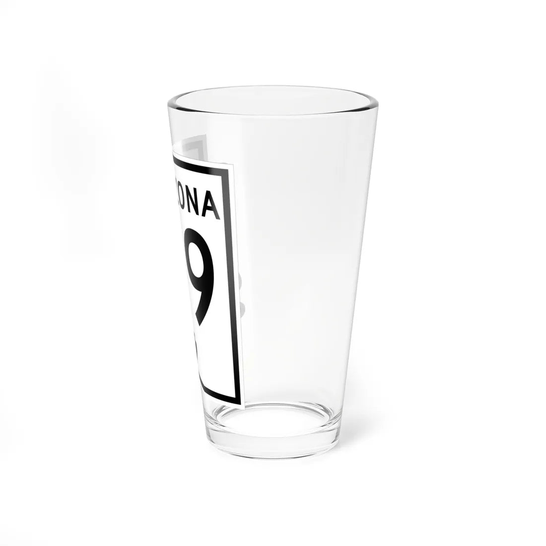 Arizona 69 1956 (Arizona) (Road Sign) Pint Glss 16oz - Go Mug Yourself