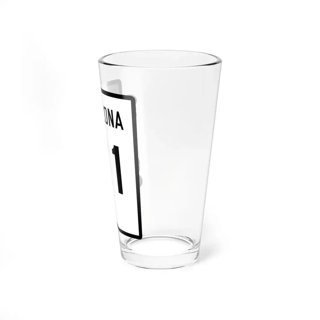 Arizona 71 1941 (Arizona) (Road Sign) Pint Glss 16oz - Go Mug Yourself