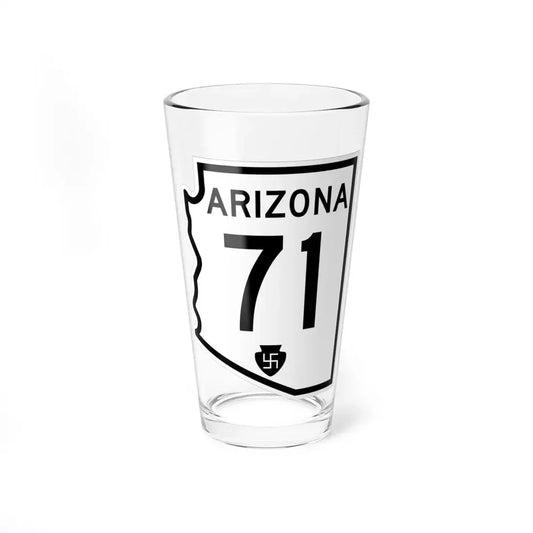 Arizona 71 1956 (Arizona) (Road Sign) Pint Glss 16oz 16oz - Go Mug Yourself