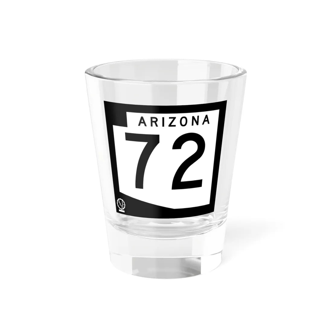 Arizona 72 1978 (Arizona) (Road Sign) Shot Glass 1.5oz 1.5oz - Go Mug Yourself