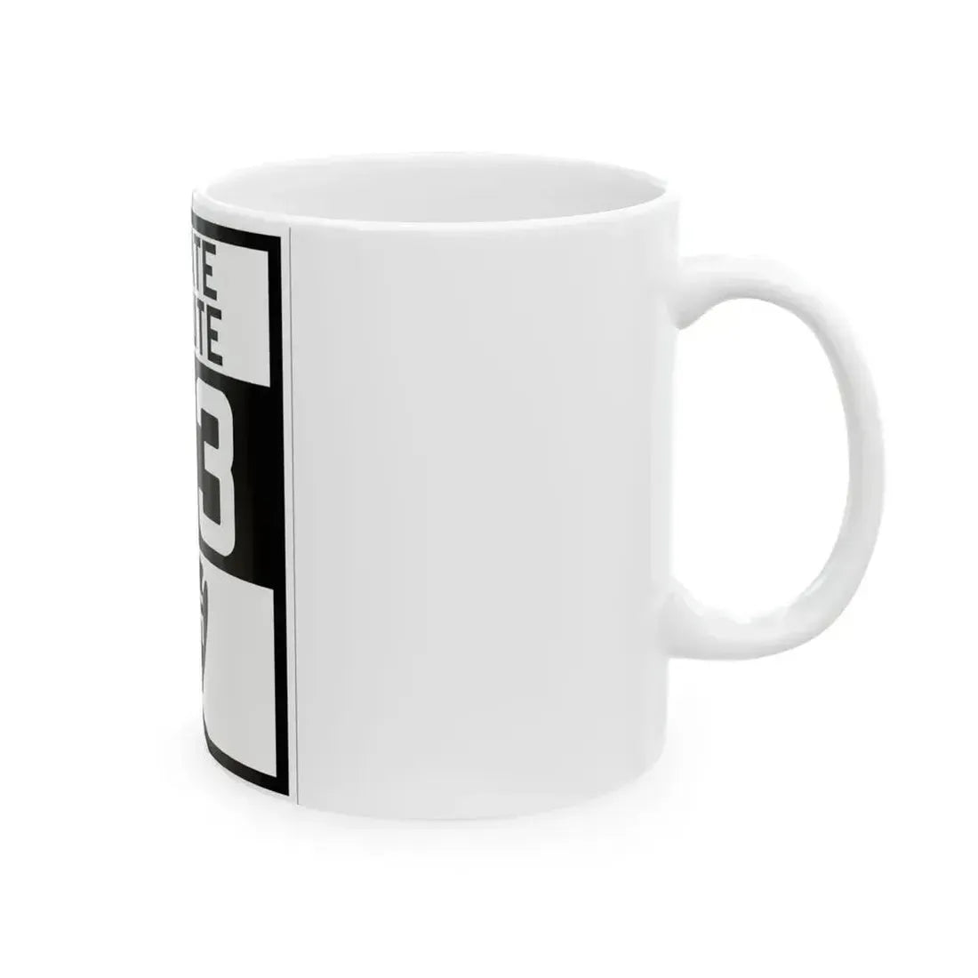 Arizona 73 1927 (Arizona) (Road Sign) White Coffee Mug - Go Mug Yourself