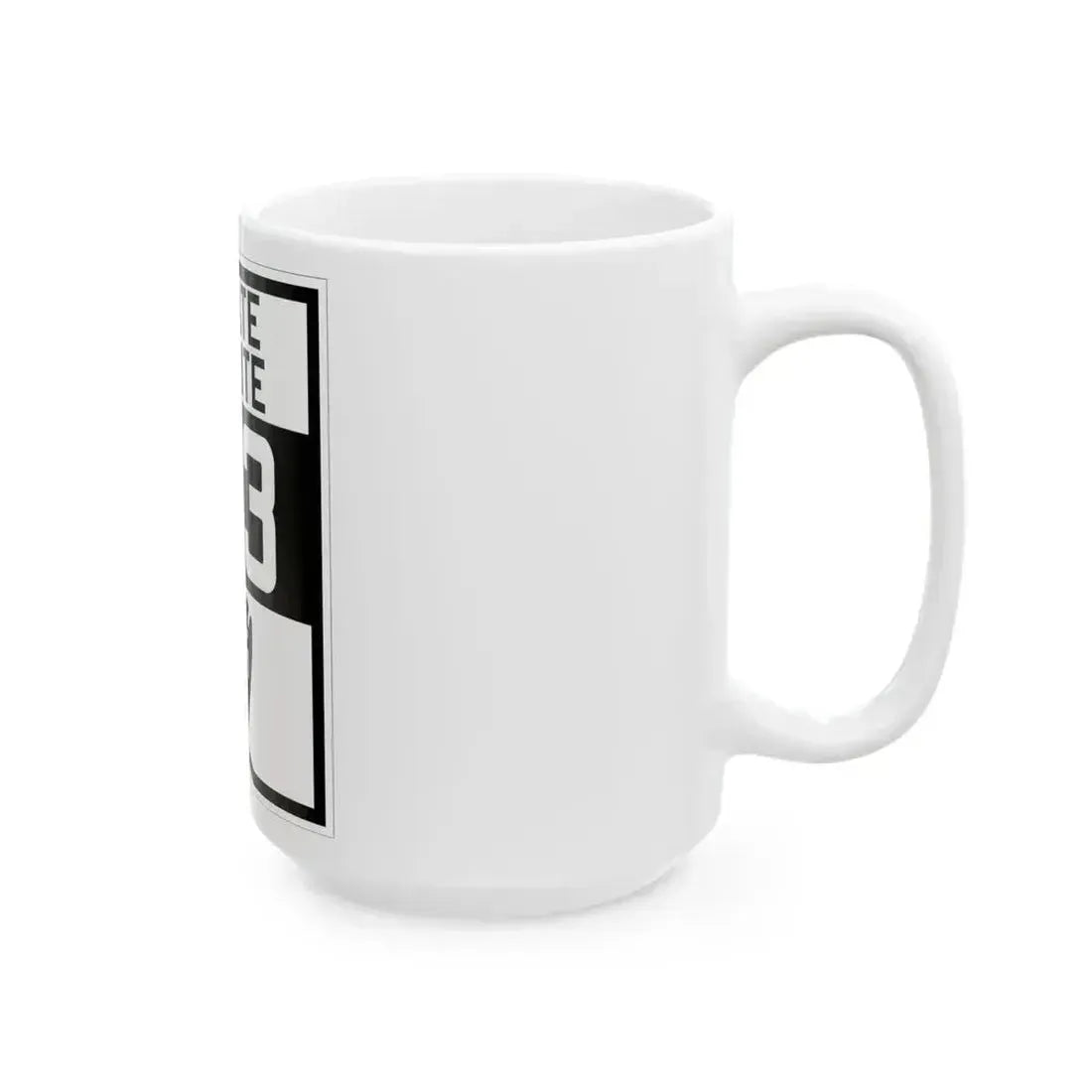 Arizona 73 1927 (Arizona) (Road Sign) White Coffee Mug - Go Mug Yourself