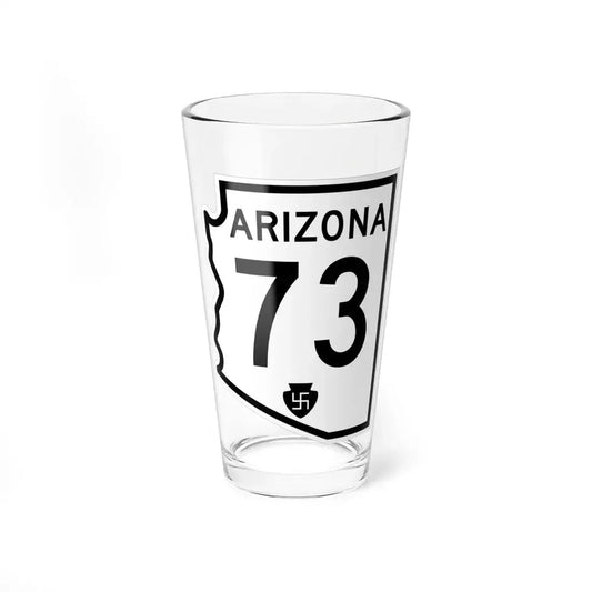 Arizona 73 1956 (Arizona) (Road Sign) Pint Glss 16oz 16oz - Go Mug Yourself