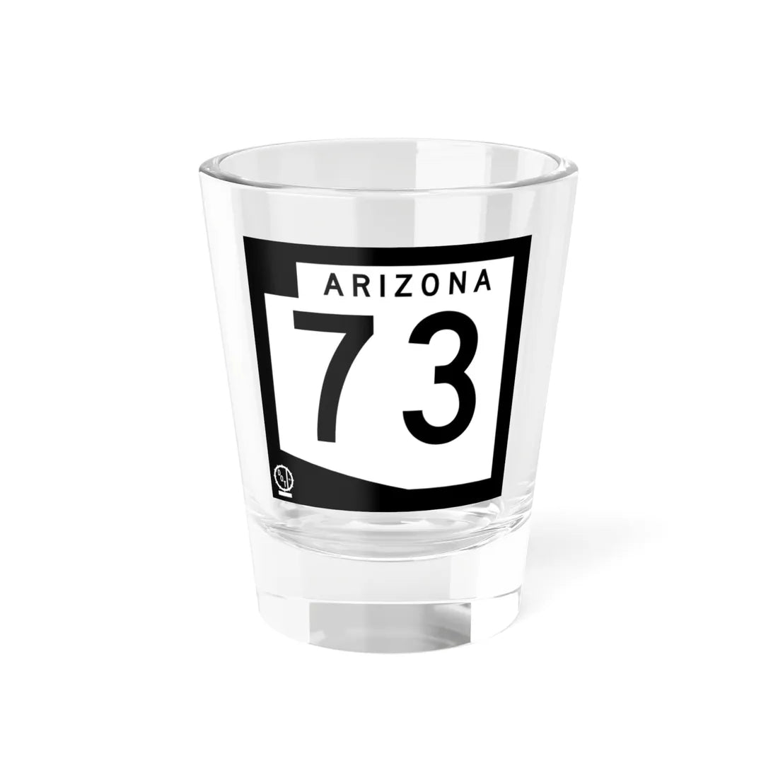 Arizona 73 1978 (Arizona) (Road Sign) Shot Glass 1.5oz 1.5oz - Go Mug Yourself