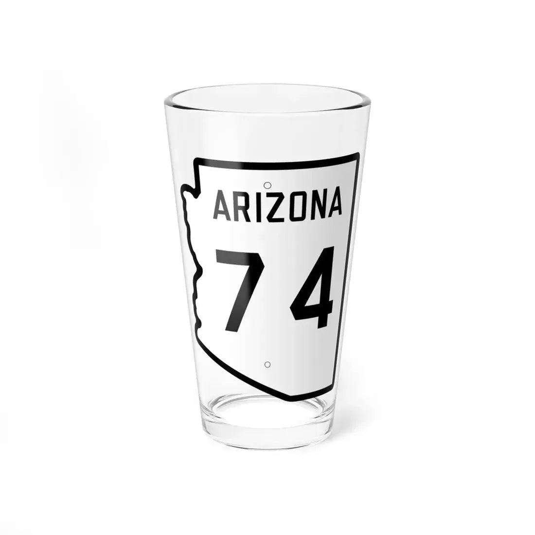 Arizona 74 1941 (Arizona) (Road Sign) Pint Glss 16oz 16oz - Go Mug Yourself