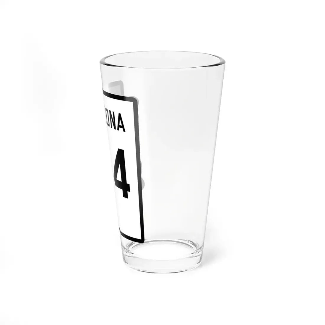 Arizona 74 1941 (Arizona) (Road Sign) Pint Glss 16oz - Go Mug Yourself