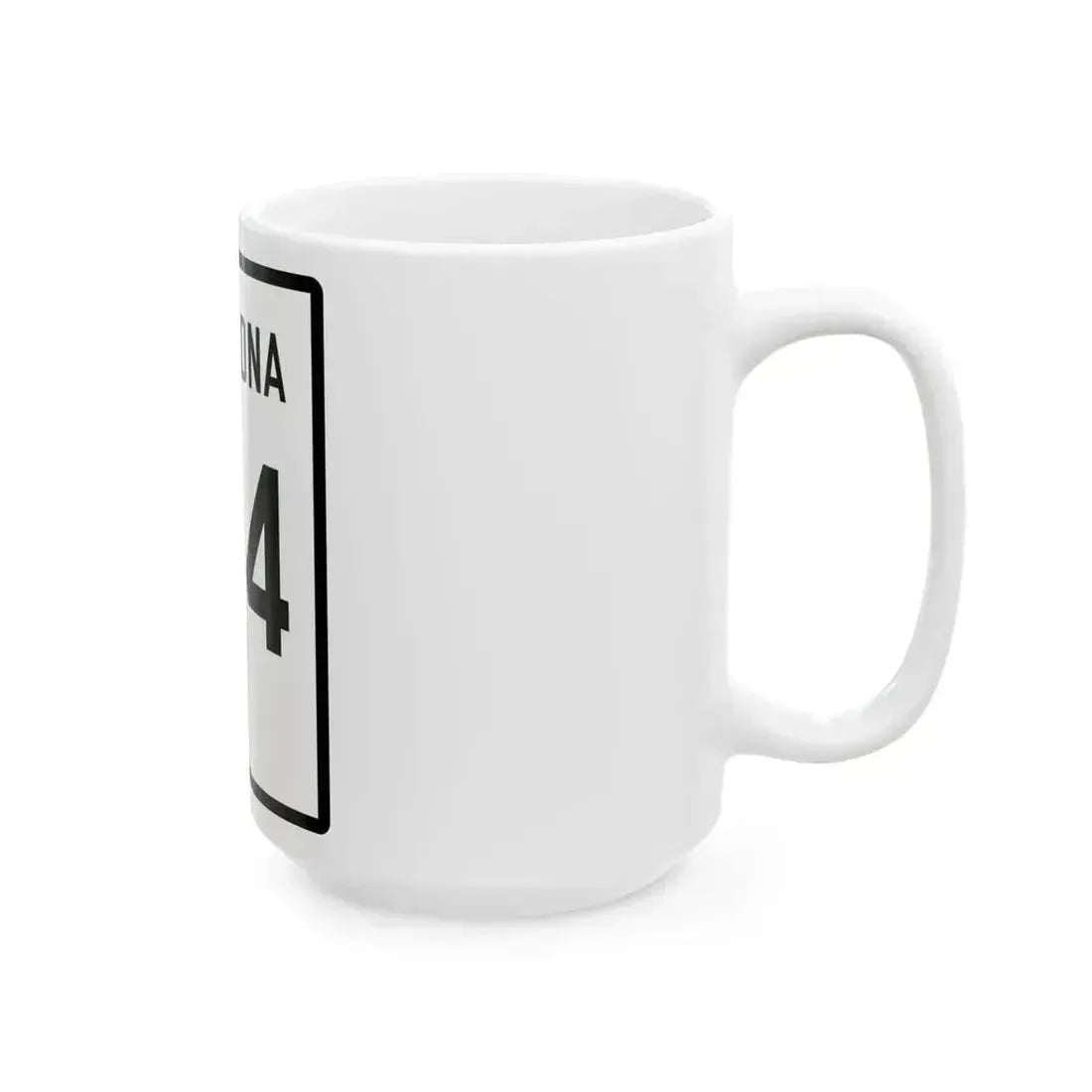 Arizona 74 1941 (Arizona) (Road Sign) White Coffee Mug - Go Mug Yourself