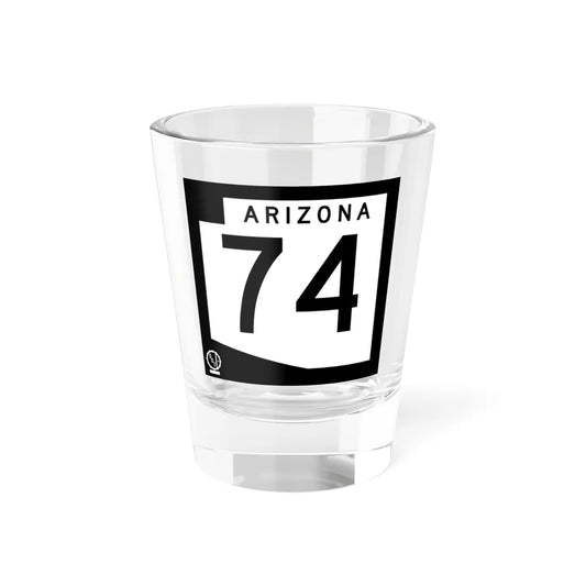 Arizona 74 1978 (Arizona) (Road Sign) Shot Glass 1.5oz 1.5oz - Go Mug Yourself